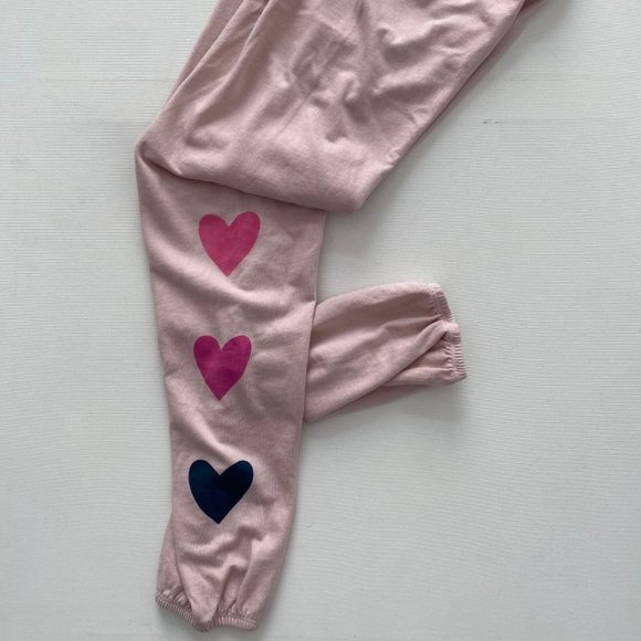 Sundry Drawcord Jogger Sweatpants Heart Print - Picture 4 of 4